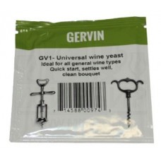 Дрожжи винные Gervin GV1 Universal, 5 г
