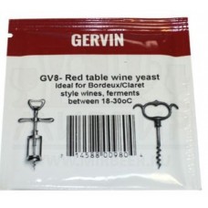 Дрожжи винные Gervin GV8 Red Table Wine, 5 г